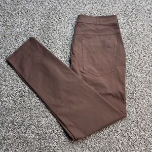 Public Rec Workday Pant Mens 30x30 Brown Performance Tapered Trousers Chino